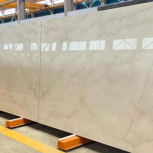 Warm beige marble